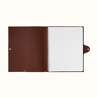 hermes leather notebook cover