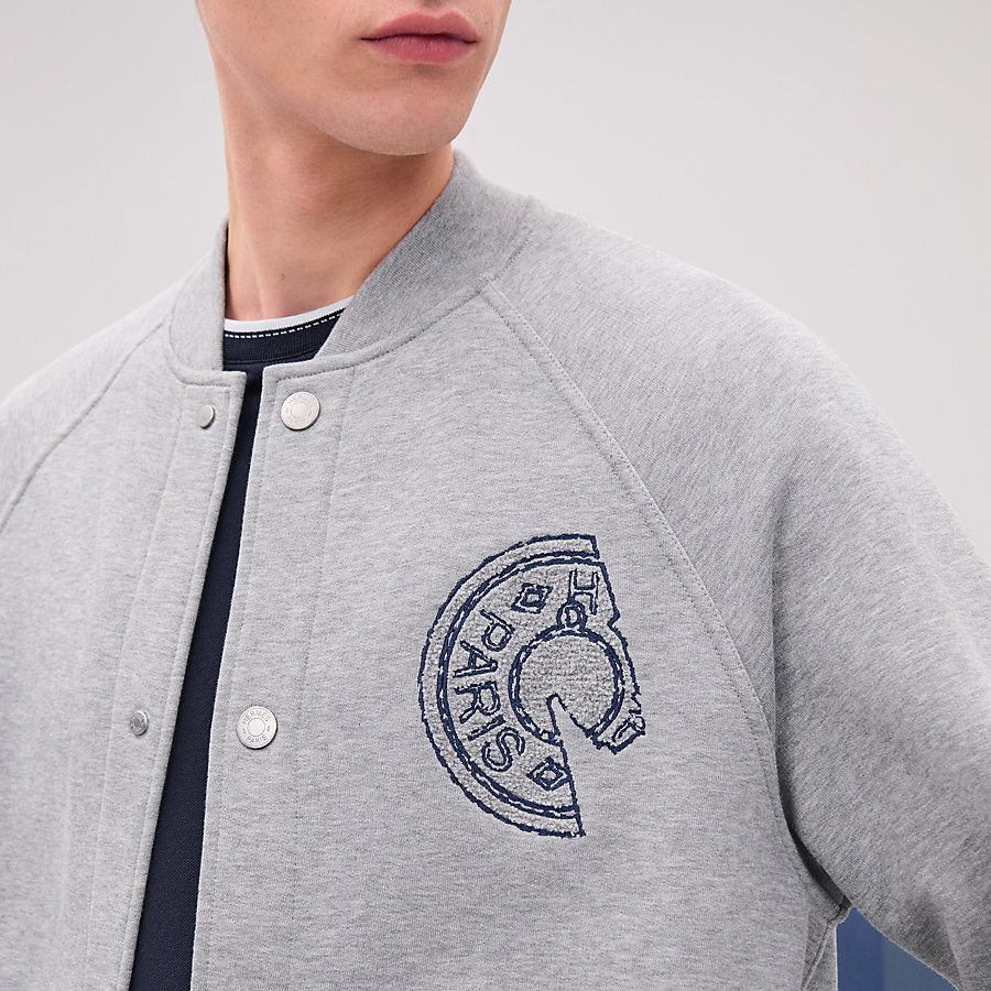 Varsity jacket with Clou de Selle detail