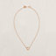 View: front, Vertige Cœur necklace, very small model