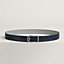View: , Volte-face reversible belt buckle & Reversible leather strap 32 mm