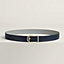 View: , Volte-face reversible belt buckle & Reversible leather strap 32 mm