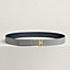 View: , Volte-face reversible belt buckle & Reversible leather strap 32 mm