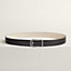 View: , Volte-face reversible belt buckle & Reversible leather strap 32 mm