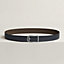 Volte-face reversible belt buckle & Reversible leather strap 32 mm, view 1 of 5