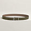 Volte-face reversible belt buckle & Reversible leather strap 32 mm, view 2 of 5