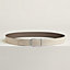 Volte-face reversible belt buckle & Reversible leather strap 32 mm, view 2 of 5