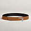 Volte-face reversible belt buckle & Reversible leather strap 38 mm, view 3 of 5