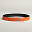 Volte-face reversible belt buckle & Reversible leather strap 38 mm, view 2 of 5