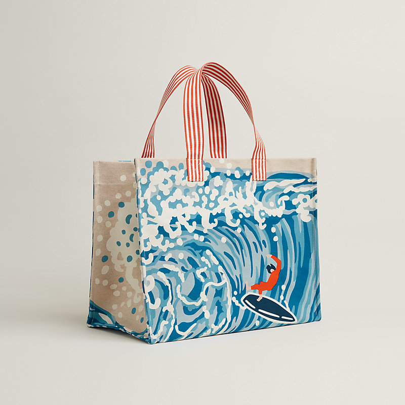 Wave beach bag