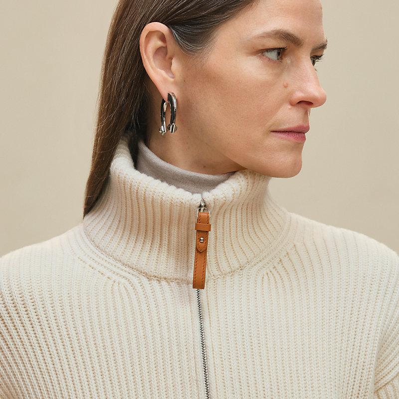Wool knit jacket