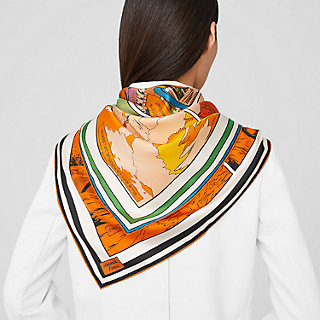 hermes wow double sided scarf