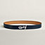Yachting belt buckle & Contrast reversible leather strap 32&nbsp;mm, view 2 of 2
