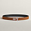 View: , Yachting belt buckle & Reversible leather strap 32 mm