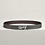 Yachting belt buckle & Reversible leather strap 32 mm, view 2 of 2
