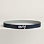 View: , Yachting belt buckle & Reversible leather strap 32 mm