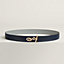 Yachting belt buckle & Reversible leather strap 32&nbsp;mm, View: , view 1 of 3