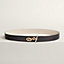 Yachting belt buckle & Reversible leather strap 32&nbsp;mm, View: , view 1 of 3