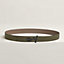 Yachting belt buckle & Reversible leather strap 32 mm, view 2 of 3