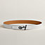 View: , Yachting belt buckle & Reversible leather strap 32 mm