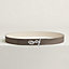 Yachting belt buckle & Reversible leather strap 32 mm, view 1 of 3