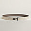 Yachting belt buckle & Reversible leather strap 32 mm, view 2 of 3