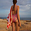 View: Worn, Yachting Raye beach towel, small model