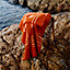 View: Worn, Yachting Tatoo Quadrige beach towel, small model