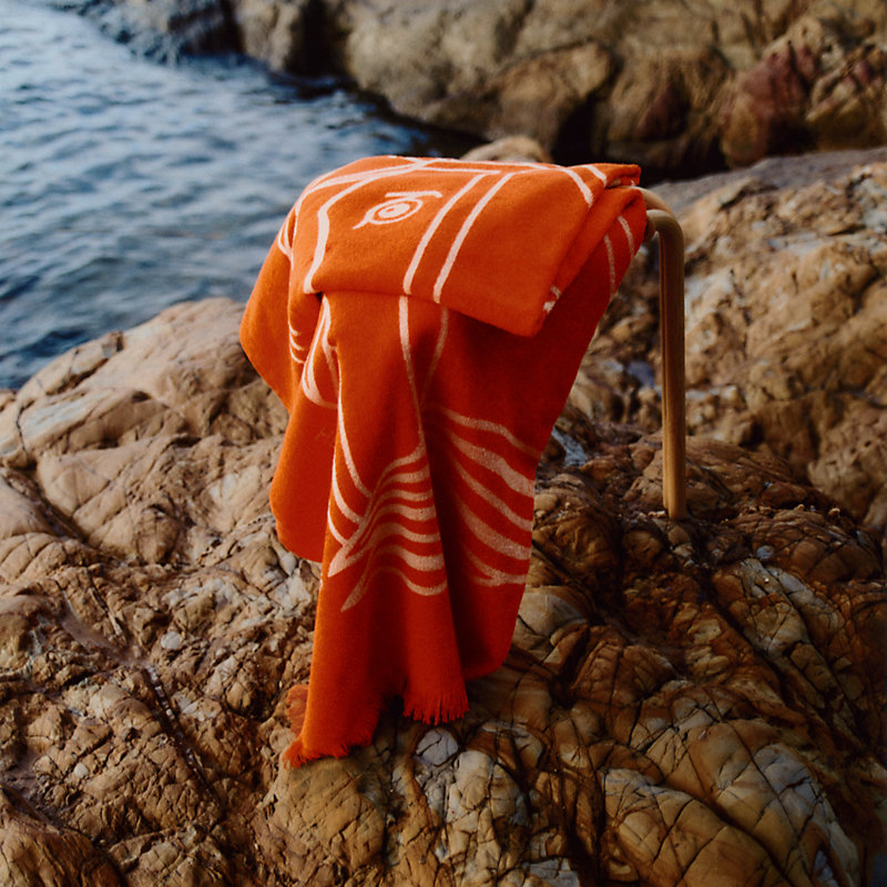 Yachting Tatoo Quadrige beach towel, small model