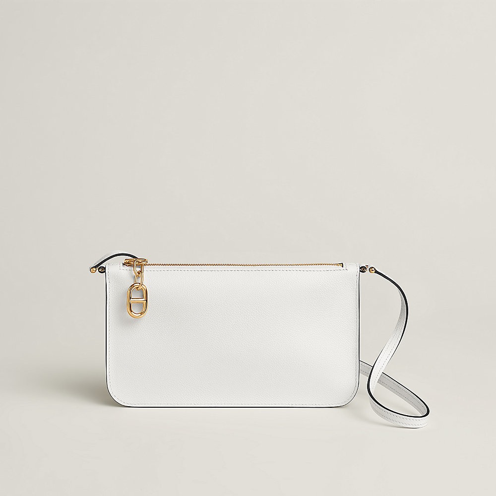Zipengo Chaine d'Ancre To Go pouch - White | Hermès Mainland China
