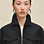 View: Worn, Zipped denim jacket