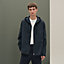 View: Worn, Zipped hooded jacket shirt