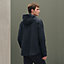 View: Worn, Zipped hooded jacket shirt