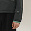 Zipped hooded jacket with leather detail, view 6 of 7