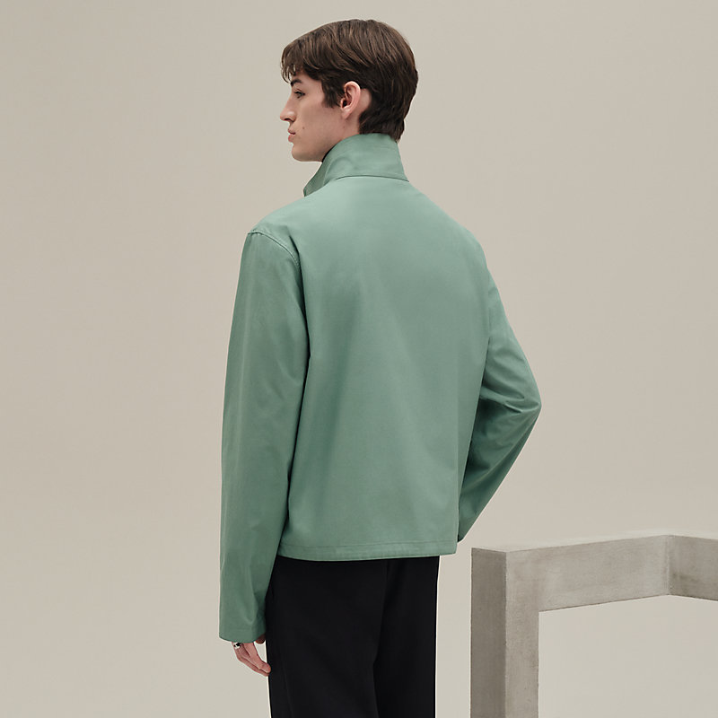 Zipped jacket shirt