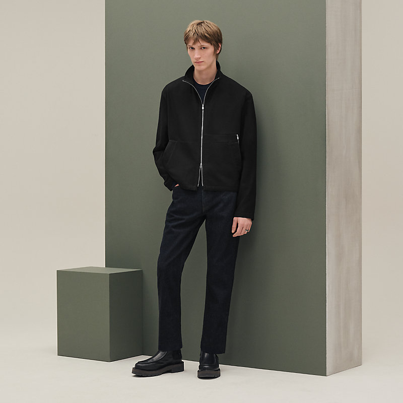 Zipped jacket shirt