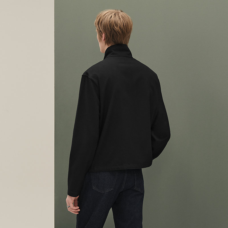 Zipped jacket shirt