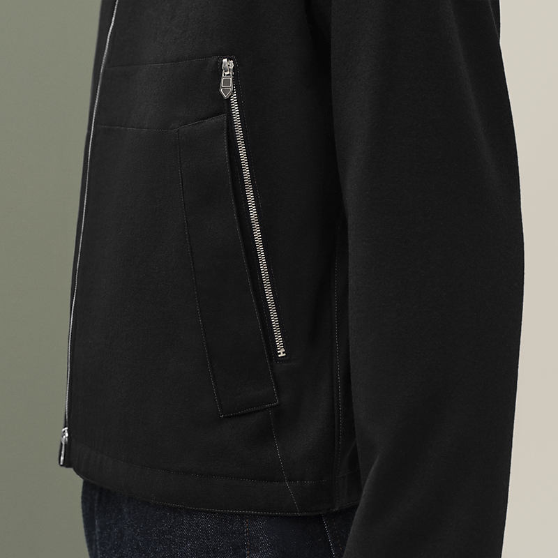 Zipped jacket shirt