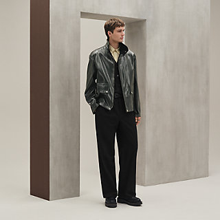 美品完売品 louren side slit jacket 別注 side slit half sleeve jacket(FREE BLACK): Louren