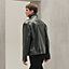 Zipped straight cut jacket, view 3 of 6