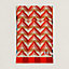 View: Folded, Zoom Chevron scarf