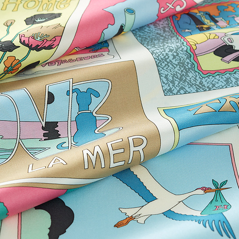 “乐享天地”90方巾