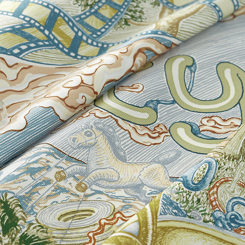 “光之城”90方巾