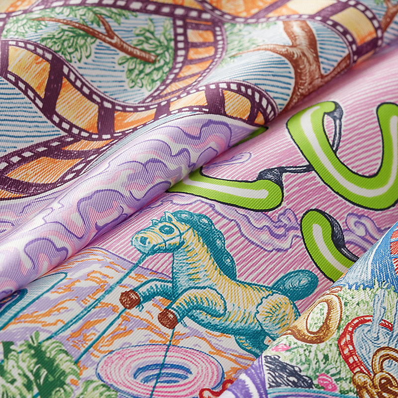 “光之城”90方巾