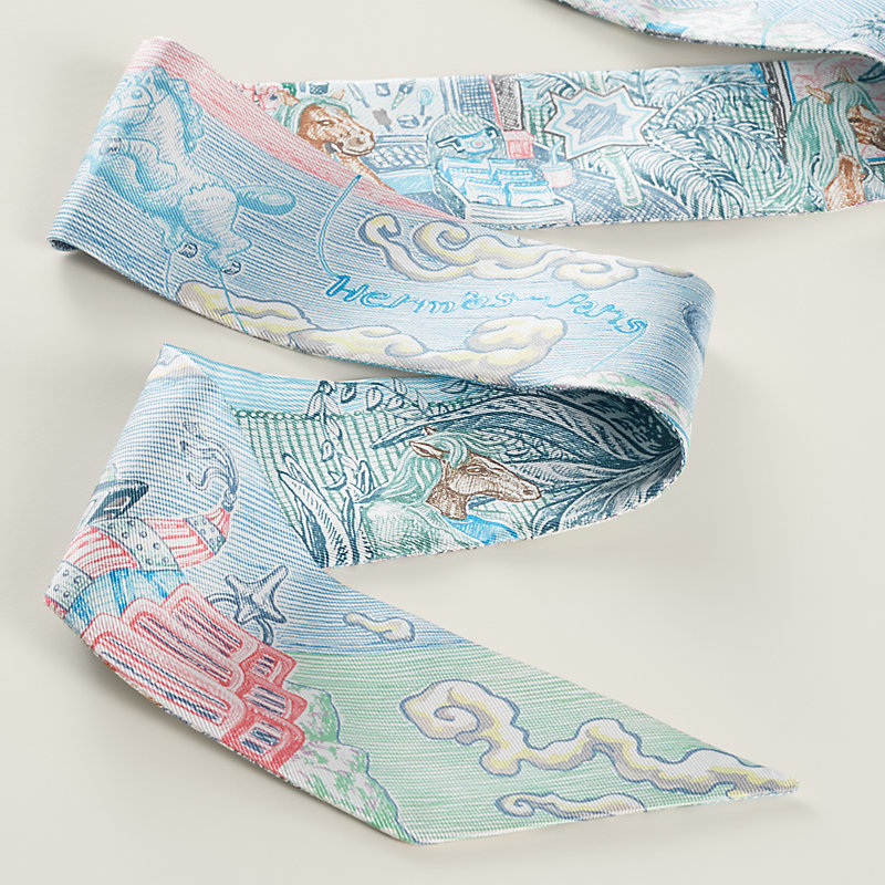 “光之城”Twilly小丝巾