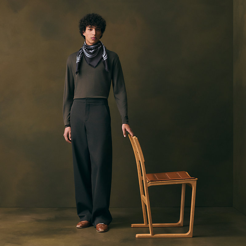 “四马两轮马车”80流苏方巾, 视图: , 当前为第3张（共4张）