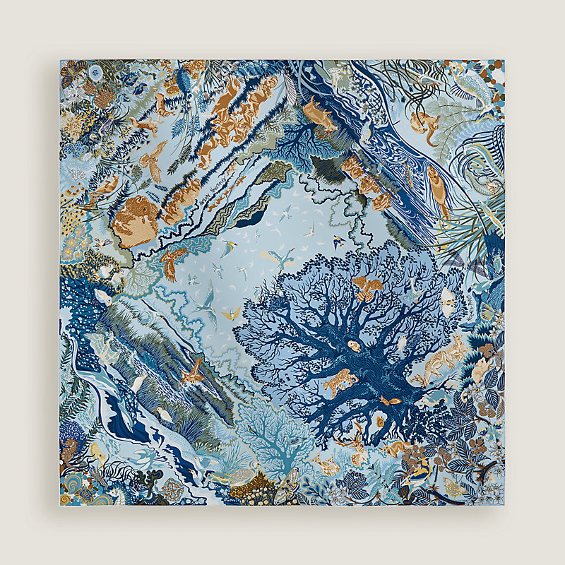 “回归野性自然”90方巾, 视图: , 当前为第3张（共4张）