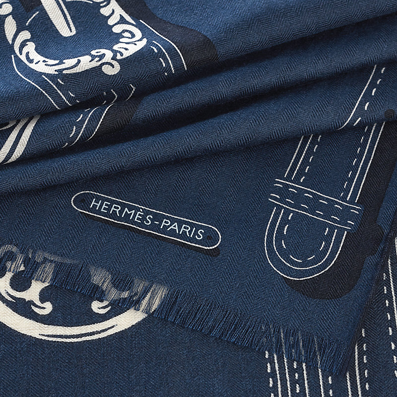 “总统的鞍辔”长方形丝巾