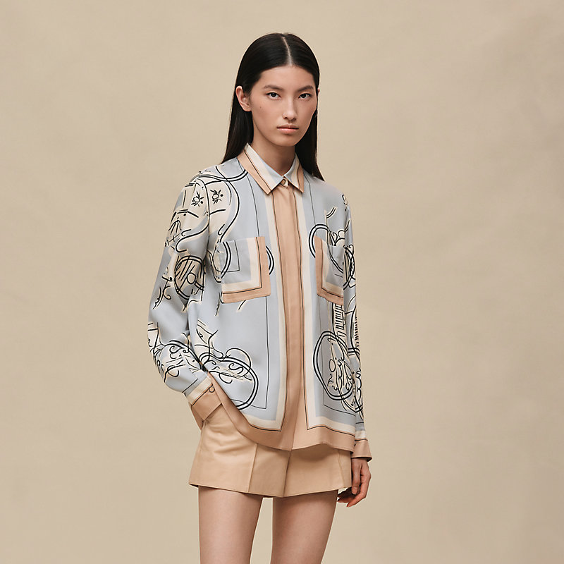 “手绘藏书章”经典衬衫