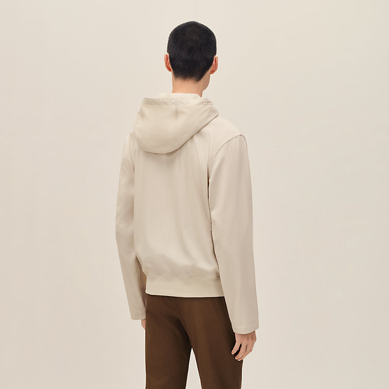 拉链连帽夹克衬衫