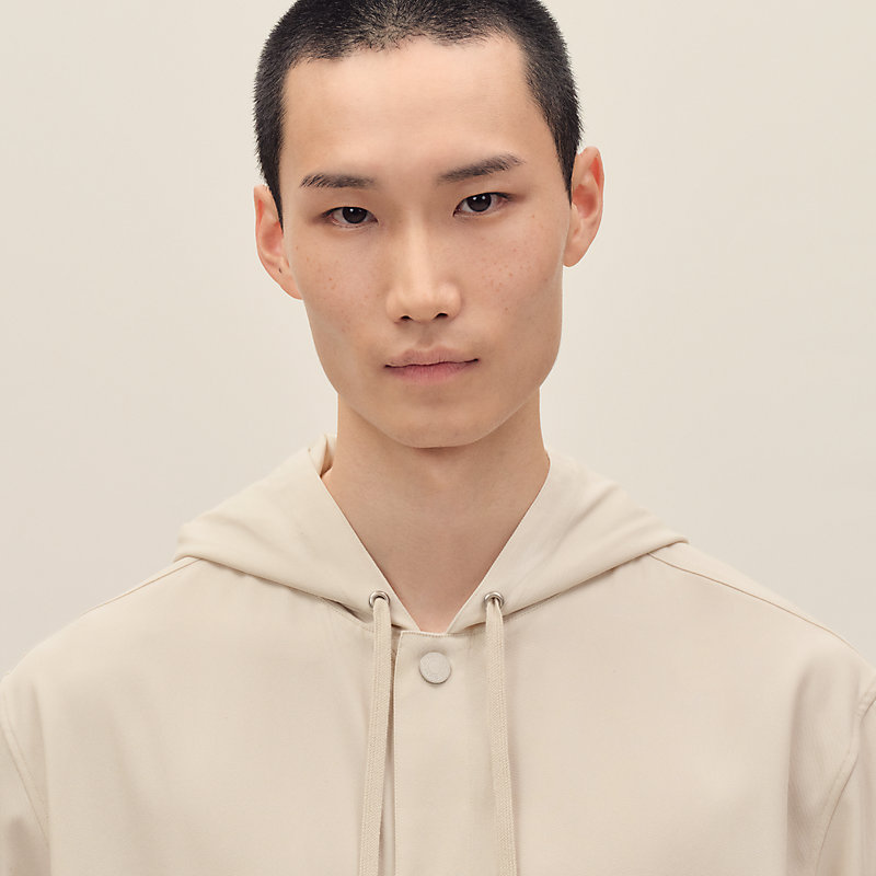 拉链连帽夹克衬衫